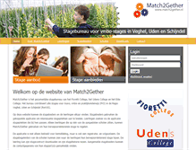 Tablet Screenshot of match2gether.nl